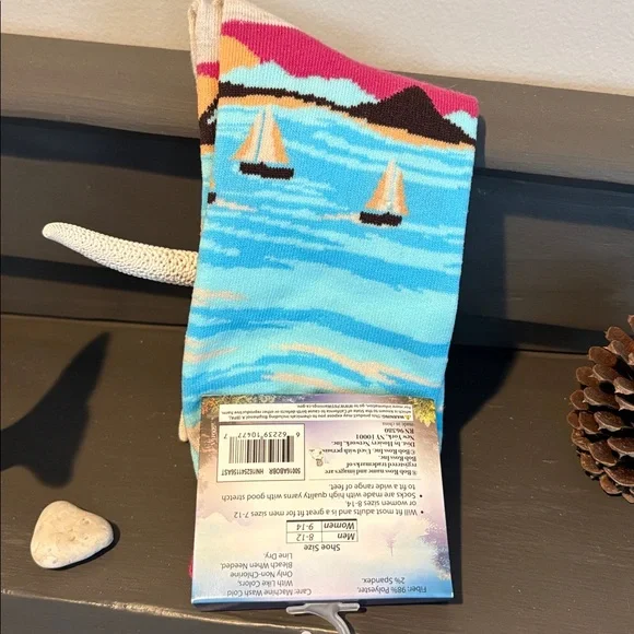 Bob Ross Socks Joy of Painting NWT Unisex - Picture 6 of 10